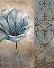 Fleur Canvas Paintings - Fleur Bleue II